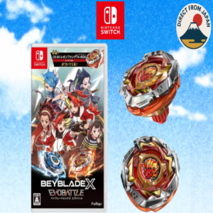nintendo switch beyblade x evobattle w/ cx 00 leon fang t4 60a red ver.